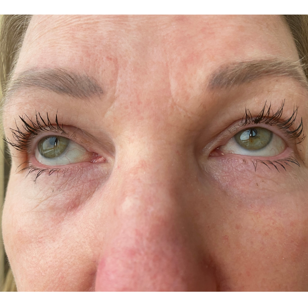 mascara and lash serum results